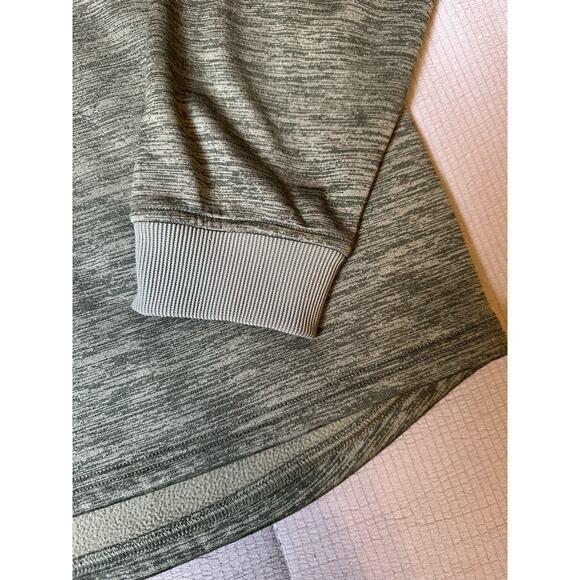 Under Armour Women's Coldgear Loose 1/4 Zip Stretch Top Heather Green Large - Picture 5 of 8